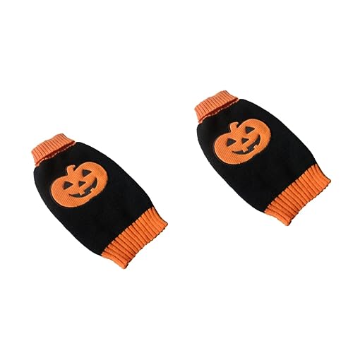 INOOMP 2 Stück Welpenpullover Kleidung Kürbismuster Gestrickt Rollkragenpullover Hundepullover Haustierpullover Winziger Kleiner Hund INOOMP 2 Stück Welpenpullover Kleidung Kürbismuster Gestrickt Rollkragenpullover Hundepullover Haustierpullover Winziger Kleiner Hund von INOOMP