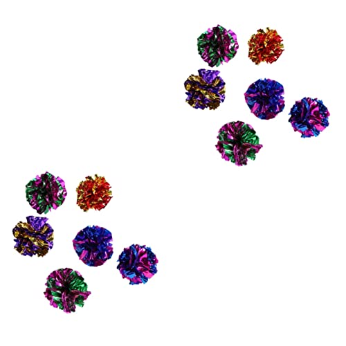 INOOMP 20 STK Crinkle-Bälle für Katzen Kätzchenspielzeug Trainingsspielzeug für Katzen Katzenball interaktives Spielzeug Kitten Spielzeug Fun Toy Katzenspielzeug Ballspielzeug für Katzen INOOMP 20 STK Crinkle-Bälle für Katzen Kätzchenspielzeug Trainingsspielzeug für Katzen Katzenball interaktives Spielzeug Kitten Spielzeug Fun Toy Katzenspielzeug Ballspielzeug für Katzen von INOOMP