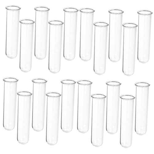 INOOMP 20stücke Klare Testrohre Für Pflanzen Transparente Hydroponik-vase Für Blumen Für Pflanzenvermehrung Und Stilvolle Dekoration Wohnräumen von INOOMP