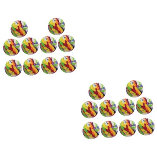 INOOMP 20 STK Kugel aus Eva-Schaum pet Supplies haustierbedarf Snack-Spielzeug für Hunde Hundekauen Spielzeuge Katzenspielzeug Ballspielzeug für Katzen Perlmutt Katzenball Squashball INOOMP 20 STK Kugel aus Eva-Schaum pet Supplies haustierbedarf Snack-Spielzeug für Hunde Hundekauen Spielzeuge Katzenspielzeug Ballspielzeug für Katzen Perlmutt Katzenball Squashball von INOOMP