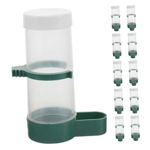 INOOMP 20 Stück Vogelfütterer Hängender Futterspender Für Tauben, Papageien Automatische Taubenfütterung Sittich Futternapf Vögel Behandeln Tasse Wasserspender Für Tauben Plastik von INOOMP