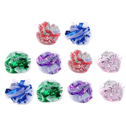 INOOMP 20St Katzenring Papierball Spitzenball Sport Spielzeug für Kätzchen Kitten Spielzeug kratzspielzeug Spielzeuge Knisterbälle für Katze Crinkle-Bälle für Katzen die Katze Rasselkugel INOOMP 20St Katzenring Papierball Spitzenball Sport Spielzeug für Kätzchen Kitten Spielzeug kratzspielzeug Spielzeuge Knisterbälle für Katze Crinkle-Bälle für Katzen die Katze Rasselkugel von INOOMP