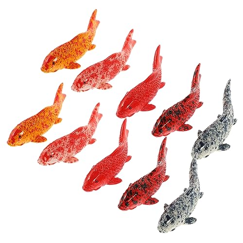 INOOMP 20stücke Schwimmende Fische Figuren Aquarium Dekor Simulierte Fische Ornament Kleine Farbige Für Aquarium-Dekoration von INOOMP