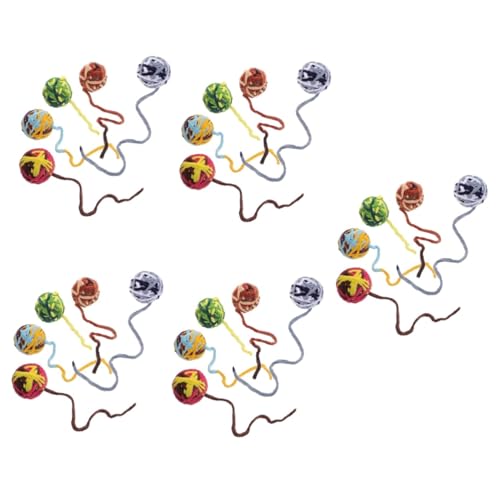 INOOMP 25 STK Katze Wolle Ball Spielzeug Kätzchenspielzeug Für Katzenspielzeug Für Den Haushalt Spielzeug Für Schwanzkatzen Kratzkätzchen Spielzeug Die Klingel Garn Haustierzubehör INOOMP 25 STK Katze Wolle Ball Spielzeug Kätzchenspielzeug Für Katzenspielzeug Für Den Haushalt Spielzeug Für Schwanzkatzen Kratzkätzchen Spielzeug Die Klingel Garn Haustierzubehör von INOOMP