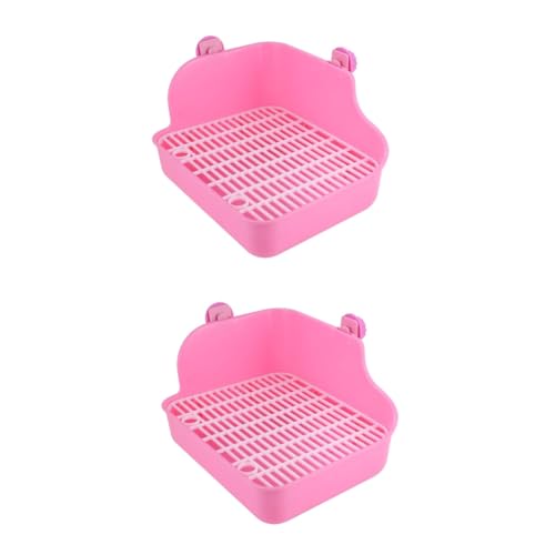 INOOMP 2stücke Pet Toilet Trainer Für Kleintiere Zufällige Schraubenfarbe Für Hamster Kaninchen Chinchillas Und Frettchen Effektive Toilette Für Drinnen Einfaches Training Für Gute von INOOMP
