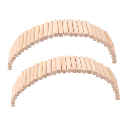 INOOMP 2stücke Holz Hamster-kletterleiter Brücke Sicheres Spielzeug Für Hamster Chinchillas Und Ratten Naturholz Kletterspielzeug Für Kleintiere von INOOMP