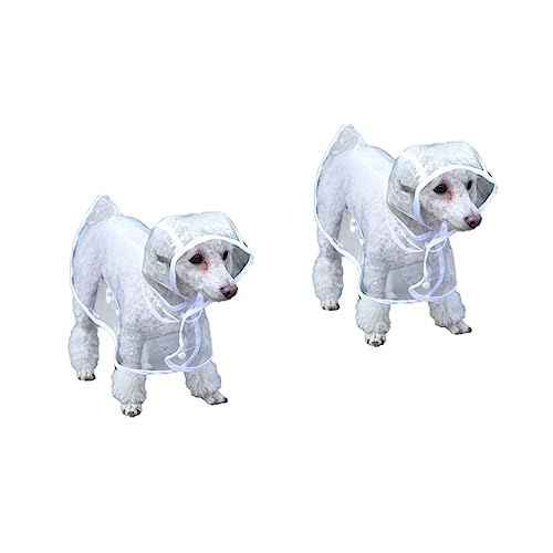 INOOMP 2St Haustier Hund Poncho Hunderegenmäntel für kleine Hunde Hunderegenmantel Hundebett Welpe Hunderegencape Hunde-Regencape wimperntusche Regenjacke Haustier Hund Regenmantel Weiß INOOMP 2St Haustier Hund Poncho Hunderegenmäntel für kleine Hunde Hunderegenmantel Hundebett Welpe Hunderegencape Hunde-Regencape wimperntusche Regenjacke Haustier Hund Regenmantel Weiß von INOOMP