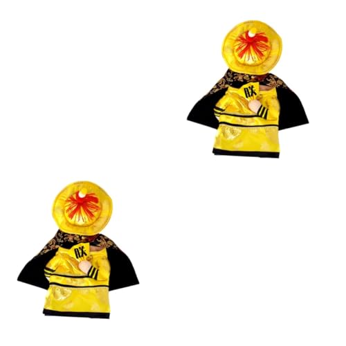 INOOMP 2St Haustier-Partykostüm Hundekostüme Hundemantel Polyester-Hundekleidung Hunde-Vampir-Kostüm Dog Costume Hunde kostüme Hunde Kleidung Partykleidung für Haustiere Party-Hundetuch von INOOMP