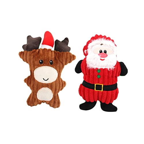 INOOMP 2stücke Plüsch Rentier Spielzeug Mit Sound Für Haustiere Weihnachtsdesign Kauspielzeug Für Hunde Fördert Spielverhalten Und Langeweile Sicher Und Langlebig INOOMP 2stücke Plüsch Rentier Spielzeug Mit Sound Für Haustiere Weihnachtsdesign Kauspielzeug Für Hunde Fördert Spielverhalten Und Langeweile Sicher Und Langlebig von INOOMP