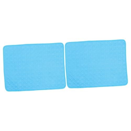 INOOMP 2stücke Sommer Kühldecke Für Haustiere Atmungsaktive Kühlmatte Für Hunde Und Katzen Waschbar Leicht Für Hundebett Transport Und Zuhause von INOOMP