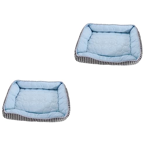 INOOMP 2St Haustier kühles Nest Haustierbett aus Eisseide Sommer hundebett kühlmatte für Haustiere Tier kühlmatte Hund kühlmatte Eisnest für Haustiere Cooles gefühl Kühlkissen Zubehör INOOMP 2St Haustier kühles Nest Haustierbett aus Eisseide Sommer hundebett kühlmatte für Haustiere Tier kühlmatte Hund kühlmatte Eisnest für Haustiere Cooles gefühl Kühlkissen Zubehör von INOOMP