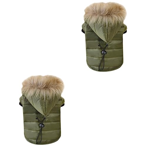INOOMP 2St Haustierzubehör Hund wintermantel Pet Daunenmantel Hundekostüme Hundehoodies für kleine Hunde Hunde-Outfit hundejacke Hunde Jacke hundekleidung -Fuß-Hoodies Mode Bekleidung INOOMP 2St Haustierzubehör Hund wintermantel Pet Daunenmantel Hundekostüme Hundehoodies für kleine Hunde Hunde-Outfit hundejacke Hunde Jacke hundekleidung -Fuß-Hoodies Mode Bekleidung von INOOMP