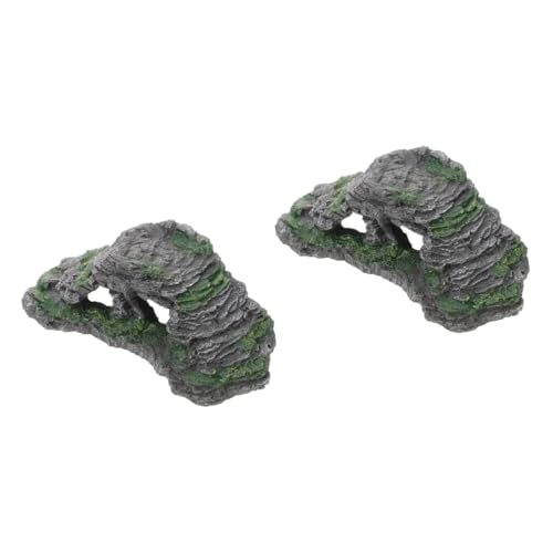 INOOMP 2St Haustierzubehör Zierfelsen für Aquarien Reptilienhöhle Betta-Höhle Aquarium wasserschildkröte Plattform zum Sonnenbaden für Schildkröten Schildkrötenplattform groß Harz INOOMP 2St Haustierzubehör Zierfelsen für Aquarien Reptilienhöhle Betta-Höhle Aquarium wasserschildkröte Plattform zum Sonnenbaden für Schildkröten Schildkrötenplattform groß Harz von INOOMP