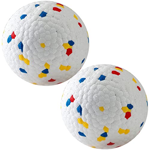 INOOMP 2St Hüpfender Ball Ballwerfer für Hunde Hundekauspielzeug für Welpen interaktives Spielzeug Stress Balls dogball Spielzeuge Interaktive Hundebälle Ball für Hunde draussen Hundeball von INOOMP