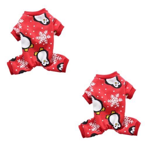 INOOMP 2St Hund Weihnachtstuch Weihnachts hundepullover Hunde Schlafanzug Kleiner Hund Kleid mit Jacke Weihnachtspullover Kinderpyjamas Haustier-Partykostü Hundekleidung Dackel Mantel INOOMP 2St Hund Weihnachtstuch Weihnachts hundepullover Hunde Schlafanzug Kleiner Hund Kleid mit Jacke Weihnachtspullover Kinderpyjamas Haustier-Partykostü Hundekleidung Dackel Mantel von INOOMP