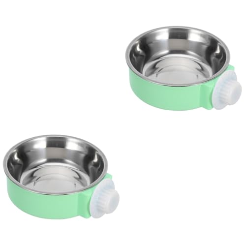 INOOMP 2St Hundenapf pet Supplies haustierbedarf Schüssel für Vogelkäfig Kiste Wasserschale hundesofa Hundenäpfe Futternapf für Haustiere Hundefutter Lebensmittel Hase Geschirr Zubringer von INOOMP