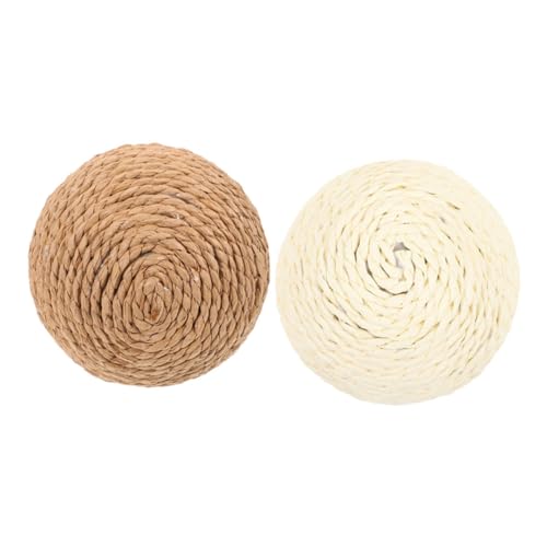 INOOMP 2stücke Katzen Spielbälle Aus Jute Kratzball Für Katzen Und Kätzchen Interaktives Spielzeug Zur Beschäftigung Für Haus Und Tiergeschäfte Fördert Das Kratzverhalten INOOMP 2stücke Katzen Spielbälle Aus Jute Kratzball Für Katzen Und Kätzchen Interaktives Spielzeug Zur Beschäftigung Für Haus Und Tiergeschäfte Fördert Das Kratzverhalten von INOOMP