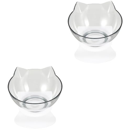 INOOMP 2St Katzennapf katzenfutter pet Food Container Katze Futter Futternapf Haustier Futterspender für Katzen Hundenäpfe Katzennäpfe geneigter Futterautomat Wasserzufuhr Plastik INOOMP 2St Katzennapf katzenfutter pet Food Container Katze Futter Futternapf Haustier Futterspender für Katzen Hundenäpfe Katzennäpfe geneigter Futterautomat Wasserzufuhr Plastik von INOOMP