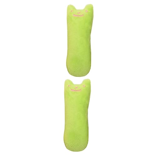 INOOMP 2stücke Kreatives Katzenkratzspielzeug Mit Katzenminze Weiches Kissen Für Zähne Und Krallenpflege Für Spielende Katzen Hellgrün INOOMP 2stücke Kreatives Katzenkratzspielzeug Mit Katzenminze Weiches Kissen Für Zähne Und Krallenpflege Für Spielende Katzen Hellgrün von INOOMP