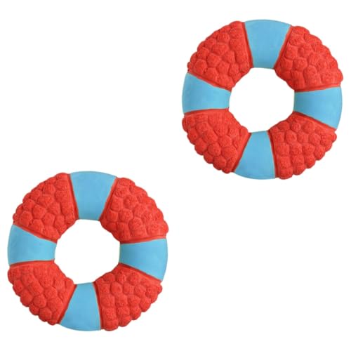 INOOMP 2St Klangspielzeug knete Spielzeug knetspielzeug Dog Toys Hunde Spielzeug Molar Spielzeug Soundspielzeug für Hunde Kauspielzeug Sound-Spielzeug für Haustiere Beißspielzeug rot von INOOMP