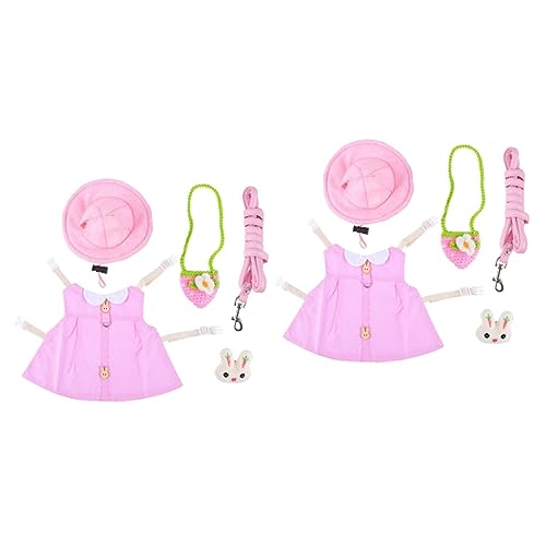 INOOMP 2St Kleidung für Haustierkaninchen kleines hundegeschirr Hasen-Zubehör-Set Bunny kostü Hasen kostü kostüme hosenträger Haustieranzug Weste Leine für Haustiere die Katze Frettchen INOOMP 2St Kleidung für Haustierkaninchen kleines hundegeschirr Hasen-Zubehör-Set Bunny kostü Hasen kostü kostüme hosenträger Haustieranzug Weste Leine für Haustiere die Katze Frettchen von INOOMP