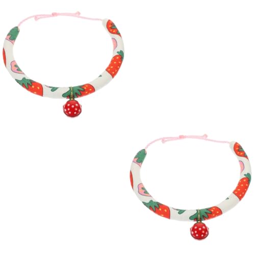 INOOMP 2stücke Katzenhalsband Für Hunde Und Katzen Mit Verstellbarem Design Und Glocke Für Täglichen Gebrauch Und Besondere Anlässe Geeignet Für Haustiere von INOOMP