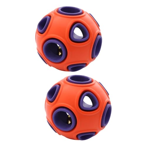 INOOMP 2St Leck Lebensmittel Spielball Hunde-intelligenzspielzeug hundeintelligenz Spielzeug Haustierzubehör Haustiersachen Spielzeuge auslaufender Futterball Ballspielzeug für Hunde von INOOMP