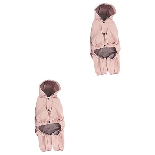 INOOMP 2St Regenmantel für Haustiere Hundemantel Regenjacke für Hunde übergroßer Hoodie Kleider Welpenmantel Haustiermantel wasserdicht Jacke mit Hut Haustierzubehör Kleidung Jackenstoff INOOMP 2St Regenmantel für Haustiere Hundemantel Regenjacke für Hunde übergroßer Hoodie Kleider Welpenmantel Haustiermantel wasserdicht Jacke mit Hut Haustierzubehör Kleidung Jackenstoff von INOOMP