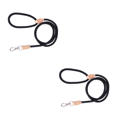 INOOMP 2St Robuste Hundeleine Leine Leine Leinen Hundezubehör schwarzl Noir Hundeleine aus Nylon hundegurt hundelaufband hundegürtel Haustierleine Trainingsleine aus Nylon schwer Seil INOOMP 2St Robuste Hundeleine Leine Leine Leinen Hundezubehör schwarzl Noir Hundeleine aus Nylon hundegurt hundelaufband hundegürtel Haustierleine Trainingsleine aus Nylon schwer Seil von INOOMP