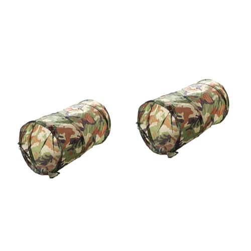 INOOMP 2St Spieltunnel für Haustiere Katze Kätzchenröhren Futterschnecke für Fischwürmer LED-Licht für Aquarien pet Supplies haustierbedarf cat cave Haustiertunnel faltbar Spielzeug von INOOMP