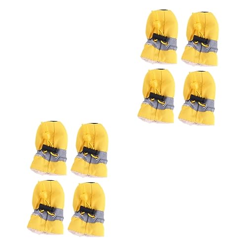 INOOMP 2St Stiefel für Hunde Paws pfotenschutz hundezubehör Hundestiefel für kleine Hunde rutschfeste hundestiefel sockenschuhe Hundeschuhe Haustierschuhe Kleiner Hund Schuhschutz Boden von INOOMP