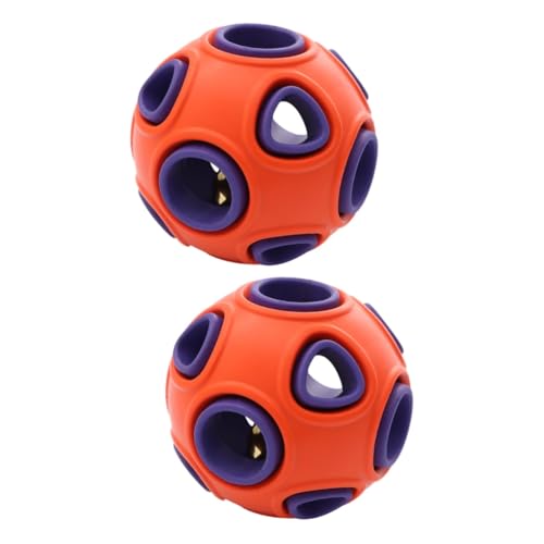 INOOMP 2St Leck Lebensmittel Spielball Hunde-intelligenzspielzeug hundeintelligenz Spielzeug Haustierzubehör Haustiersachen Spielzeuge auslaufender Futterball Ballspielzeug für Hunde von INOOMP