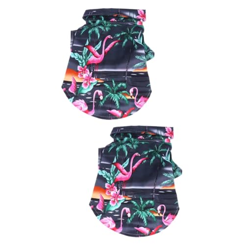 INOOMP 2St kreatives Hundekostü Hawaii-Shirt Haustierhemden für kleine Hunde Hawaii-Hemden Trendige Kleidung Hawaiihemd Kleider Haustier Hund bedrucktes Shirt Welpenkleidung Mode INOOMP 2St kreatives Hundekostü Hawaii-Shirt Haustierhemden für kleine Hunde Hawaii-Hemden Trendige Kleidung Hawaiihemd Kleider Haustier Hund bedrucktes Shirt Welpenkleidung Mode von INOOMP