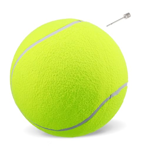 INOOMP 2St 24cm Tennisball sportgeräte Sport geräte Spielzeug für Kinder Bälle für Hunde tennisbälle 9,5 Zoll Tennisball riesiger Tennisball automatisch Hundeball von INOOMP
