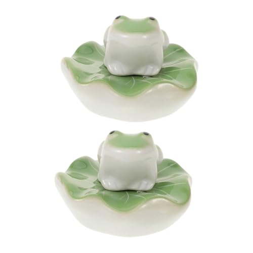 INOOMP 2sätze Schwimmende Frosch-Tee-Haustier-Ornamente Aus Keramik Aquarium-dekor-Ornamente Schwimmende Aquarium-Dekorationen Tierskulpturen Für Aquarien INOOMP 2sätze Schwimmende Frosch-Tee-Haustier-Ornamente Aus Keramik Aquarium-dekor-Ornamente Schwimmende Aquarium-Dekorationen Tierskulpturen Für Aquarien von INOOMP