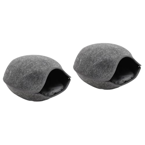 INOOMP 2st Fischmaulfilz-katzenstreu Haustier Möbelfilz Wildkatzenheim Drinnen Donut-katzenbett Hundehütte Bett Das Runde Wollkatzenhöhle Universal- Welpenhaus Filzstoff INOOMP 2st Fischmaulfilz-katzenstreu Haustier Möbelfilz Wildkatzenheim Drinnen Donut-katzenbett Hundehütte Bett Das Runde Wollkatzenhöhle Universal- Welpenhaus Filzstoff von INOOMP