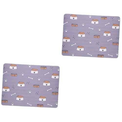 INOOMP 2st Futtermatte Für Haustiere Hundefutter Isolierte Matte Dickes Haustier-tischset Haustierfuttermatte Klein Wassernapfmatte Tierfuttermatte Groß Grau Diatomeenschlamm Essensmatte INOOMP 2st Futtermatte Für Haustiere Hundefutter Isolierte Matte Dickes Haustier-tischset Haustierfuttermatte Klein Wassernapfmatte Tierfuttermatte Groß Grau Diatomeenschlamm Essensmatte von INOOMP