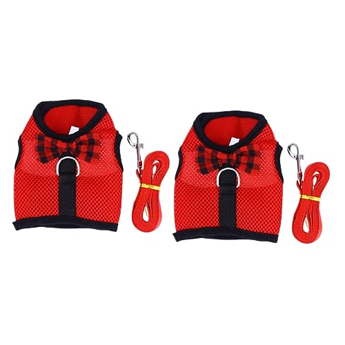 INOOMP 2st Geschirr Mit Leine Frettchen Ratten Geschirr Leine Haustier Geschirr Joggingleine Kätzchen-Kleidung Guinea Kleidung Katzenleinen Haustierzubehör Hundegeschirr Hase Eichhörnchen INOOMP 2st Geschirr Mit Leine Frettchen Ratten Geschirr Leine Haustier Geschirr Joggingleine Kätzchen-Kleidung Guinea Kleidung Katzenleinen Haustierzubehör Hundegeschirr Hase Eichhörnchen von INOOMP
