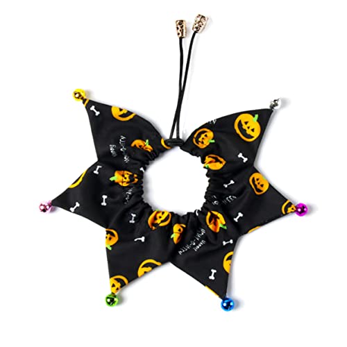 INOOMP Halloween-haustierhalsband 2er-Pack Mit Glöckchen Verstellbar Für Hunde Und Katzen Haustier-Halskette von INOOMP