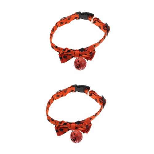 INOOMP 2 Stück Elegantes Haustierhalsband Verstellbar Dekoratives Hundehalsband Katzenfliege Für Halloween Festliche Veranstaltungen Sicher Und Bequem von INOOMP