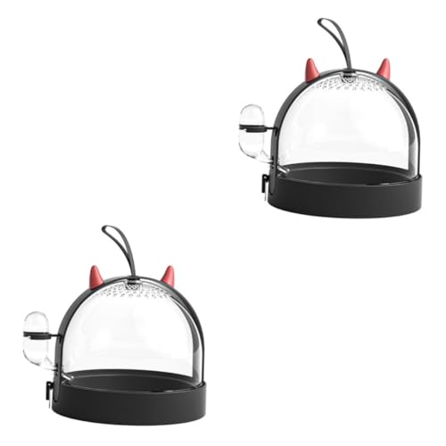 INOOMP 2 Stücke Handheld Hamster Reise Käfig Kompakte Ratte Träger Für Outdoor-Abenteuer von INOOMP