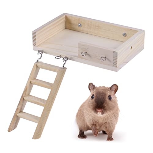 INOOMP 2stücke Hamster Spielzeug Set Kriechleiter Plattform Für Kleintiere Langlebig Für Hamsterkäfige Einfache Installation Spaß Die von INOOMP