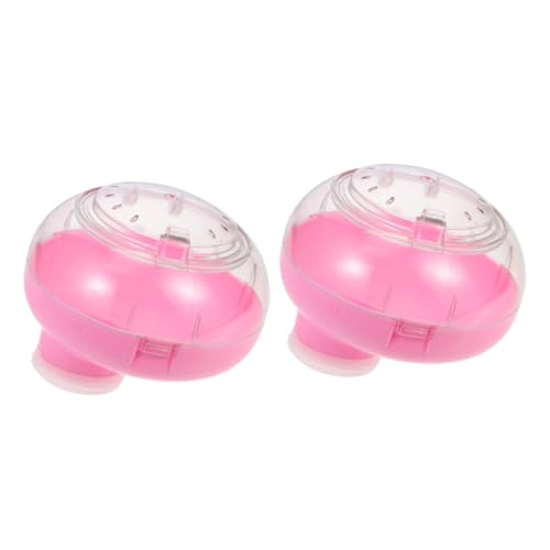 INOOMP 2st Hamsterbad Kleintierschwimmbad Badesand Sandbad Für Hamster Kleines Tier Sandbadbehälter Für Hamster Badezimmer Mit Hamsterdusche Kleintier Badehaus Lebewesen Rosa Plastik von INOOMP