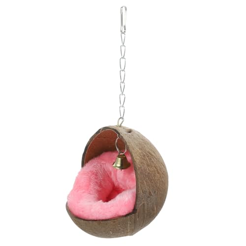 INOOMP 2st Hamsterbett Hamsterhütte Shell-vogelhaus Papageiennest Hamster Aus Kokosnussschalen Hamsterversteck Vogel Hängendes Nest Puppenhaus-tapete Hamster Hamster Hammer Bambus Liebe INOOMP 2st Hamsterbett Hamsterhütte Shell-vogelhaus Papageiennest Hamster Aus Kokosnussschalen Hamsterversteck Vogel Hängendes Nest Puppenhaus-tapete Hamster Hamster Hammer Bambus Liebe von INOOMP