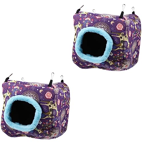 INOOMP 2stücke Kuschelnest Für Kleintiere Warmes Schlafhaus Für Kaninchen Meerschweinchen Und Andere Haustiere Gemütlicher Rückzugsort Für Winter Leicht Und Platzsparend Für Besten INOOMP 2stücke Kuschelnest Für Kleintiere Warmes Schlafhaus Für Kaninchen Meerschweinchen Und Andere Haustiere Gemütlicher Rückzugsort Für Winter Leicht Und Platzsparend Für Besten von INOOMP