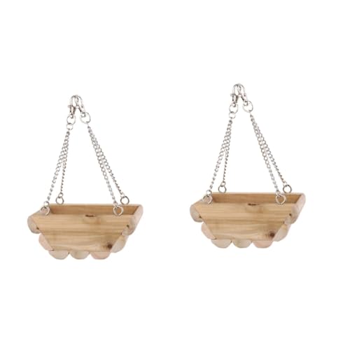 INOOMP Schaukeln Fü Katzen Hamster Bett 2st Hamsterschaukel Hamsterspielzeug Holzspielzeug Spielzeug Für Haustiere Spielset Aus Holz Spielzeuge Bambus Hamsterbedarf Hölzern INOOMP Schaukeln Fü Katzen Hamster Bett 2st Hamsterschaukel Hamsterspielzeug Holzspielzeug Spielzeug Für Haustiere Spielset Aus Holz Spielzeuge Bambus Hamsterbedarf Hölzern von INOOMP