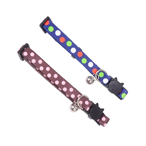INOOMP 2stücke Verstellbare - Mit Druckmotiv Sicherer Schnappverschluss Geeignet Für Mittelgroße Hunde Und Punkte Braun Und Blau INOOMP 2stücke Verstellbare - Mit Druckmotiv Sicherer Schnappverschluss Geeignet Für Mittelgroße Hunde Und Punkte Braun Und Blau von INOOMP