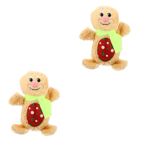 INOOMP 2stücke Kreatives Plüschspielzeug Für Hunde Langlebiges Squeaky-Molar-Spielzeug Für Welpen Zur Stressbewältigung Und Interaktion Für Kleine Bis Mittelgroße Hunde von INOOMP