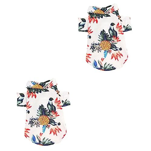INOOMP 2st Haustierkleidung Kleid Für Den Sommer Hundebekleidung Bonsai-Baum Für Aquarium Halloweenkostü Hund Hawaiihemd Welpenkleidung Sommerhemden Hund Sommer Hundeshirt Weiß Hündchen INOOMP 2st Haustierkleidung Kleid Für Den Sommer Hundebekleidung Bonsai-Baum Für Aquarium Halloweenkostü Hund Hawaiihemd Welpenkleidung Sommerhemden Hund Sommer Hundeshirt Weiß Hündchen von INOOMP