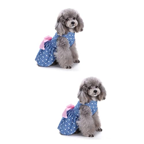 INOOMP 2st Hundekleid Hunde-Outfits Hund Tuch Weste Für Hunde Hundewesten Sommerrock Sommerkleid Hundetragetasche Hemd Die Röcke Kleidung Haustier von INOOMP